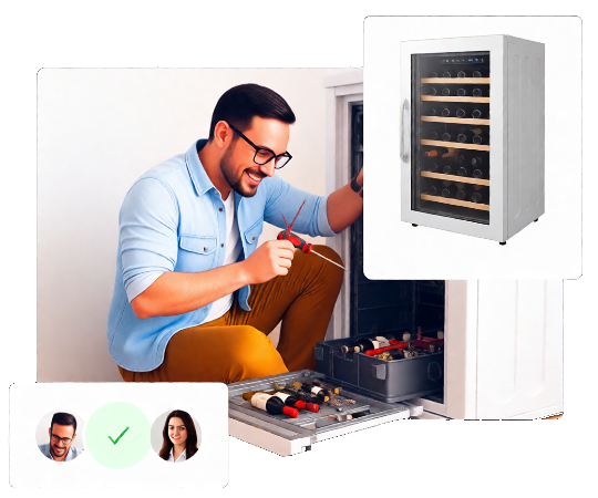 Ремонт винных шкафов с гарантией