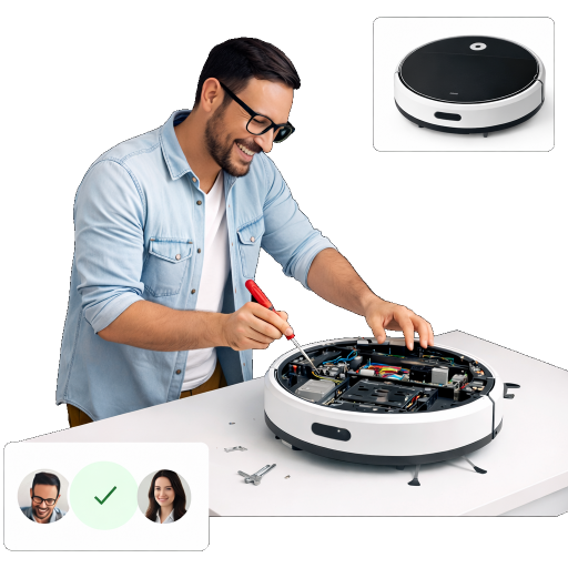ремонт роботов пылесосов в Казани