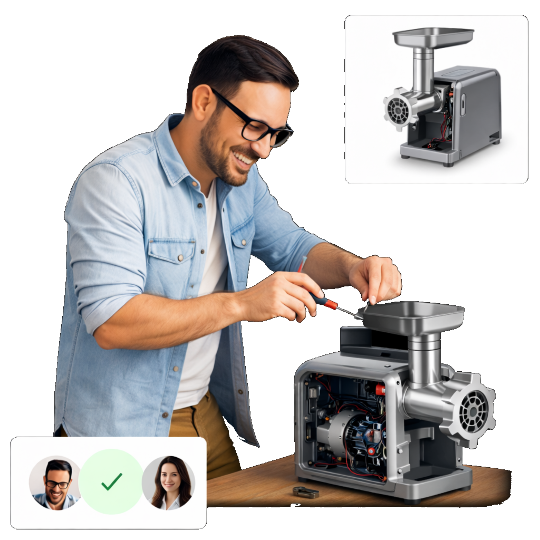 ремонт мясорубки кенвуд