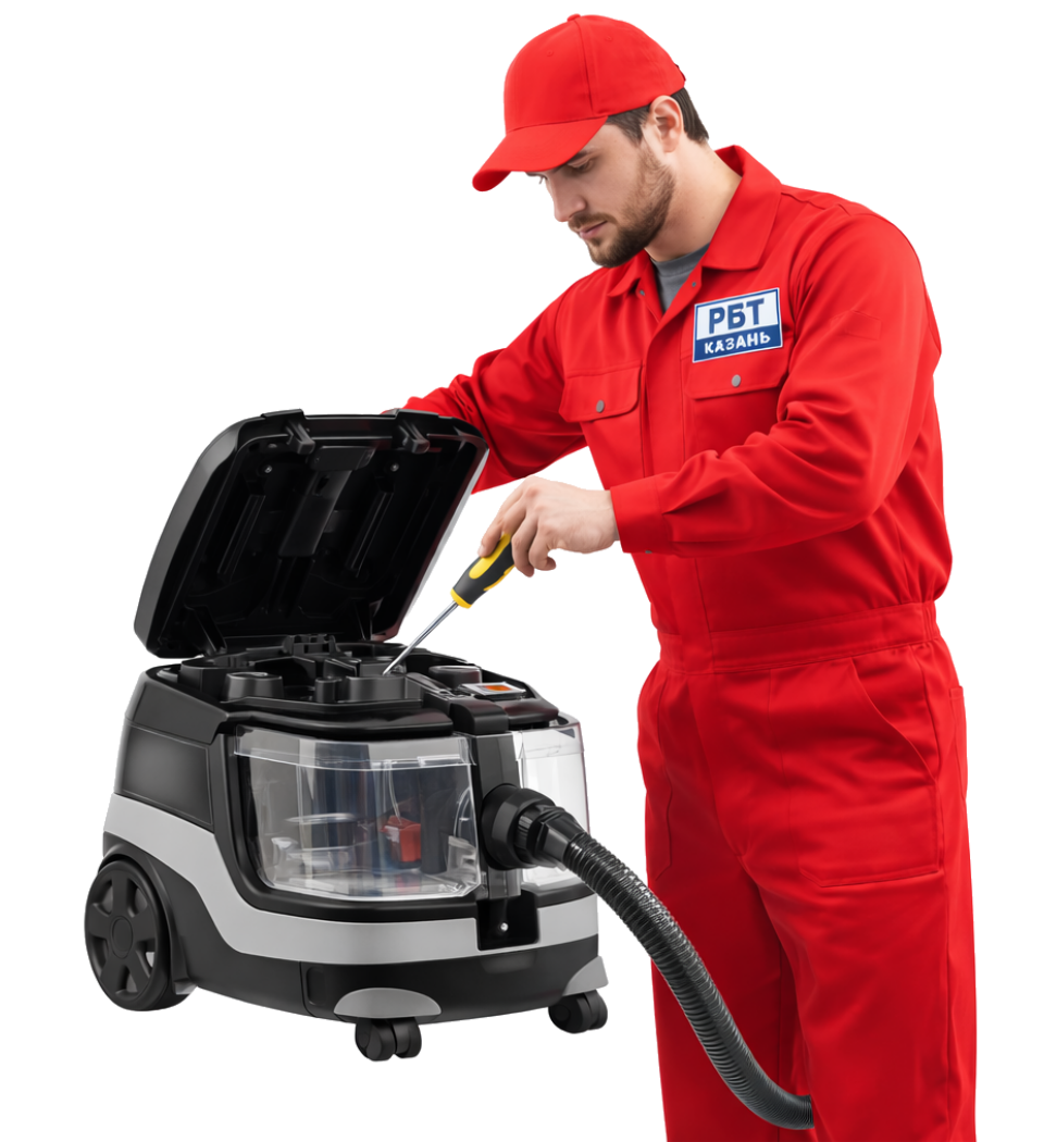 разборка корпуса моющего пылесоса