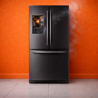 У холодильника вышла из строя электроника 